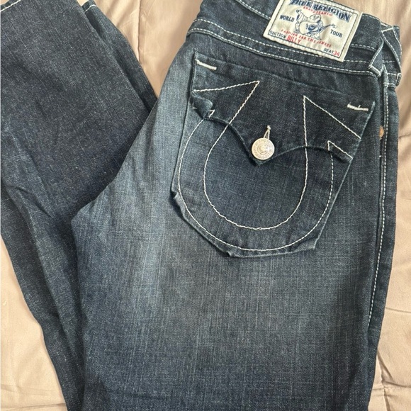 True Religion Women's Dark Blue Boot Cut Jeans - Picture 1 of 4